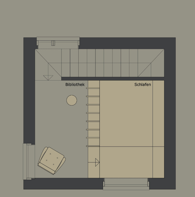 Kleine Bleibe - Dachgeschoss Ferienhaus Gipfelglück