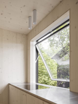 Kleine Bleibe - Küchenfenster Ferienhaus Waldwunder