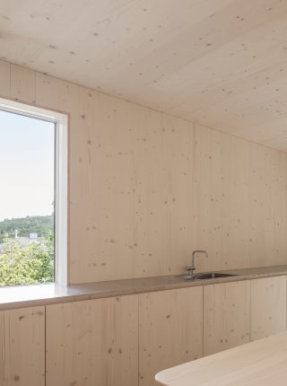 Kleine Bleibe - Küchenzeile Ferienhaus Waldwunder